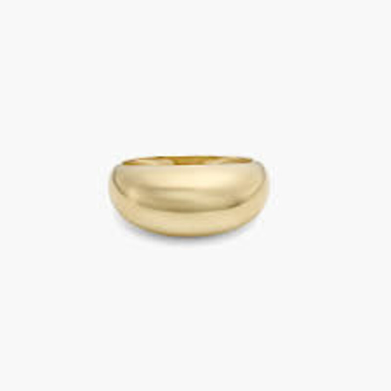 10K Graduated Gold Dome Ring