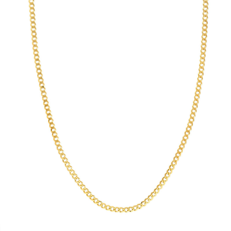 10K Yellow Gold 22" Curb Chain