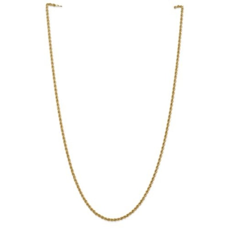 10K Yellow Gold Adjustable Rope Chain