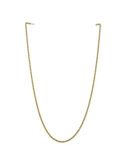 10K Yellow Gold Adjustable Rope Chain