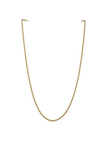 10K Yellow Gold Adjustable Rope Chain