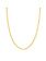 10K Yellow Gold Concave Curb Chain