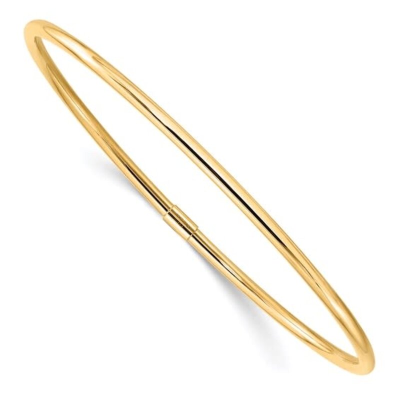 10K Yellow Gold Slip on Bangle