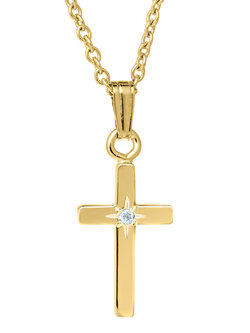 14K Gold Filled Children's Cross Necklace