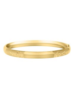 14K Gold Filled Flower Baby Bangle