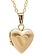 14K Gold Filled Hand Engraved Children's Heart Locket