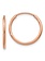 14k Rose Gold Polished Endless Hoop Earrings