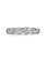 14K White Gold Marquise Shaped Diamond Stackable Ring