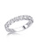 14K White Gold Nine Stone Diamond Band