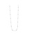 14K White Gold Station Necklace