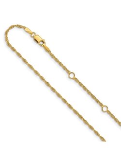 14K Yellow Gold 16" Loose Rope Chain