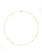 14K Yellow Gold 18" Diamonds by the Yard Necklace