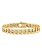 14K Yellow Gold 8" Polished Curb Bracelet