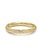 14K Yellow Gold Brushed Textured Stackable Ring