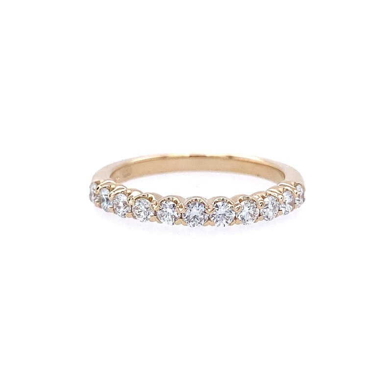 14K Yellow Gold Diamond Band