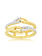 14K Yellow Gold Diamond Ring Guard