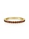 14K Yellow Gold Garnet Stackable Ring