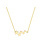 14K Yellow Gold Graduating Stars Adjustable Necklace