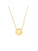 14K Yellow Gold Mini Compass Necklace