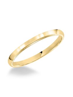 14K Yellow Gold Plain Band