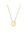 14K Yellow Gold Wave Necklace