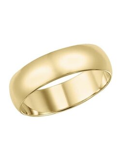 14KT 3MM PLAIN BAND(SZ6)