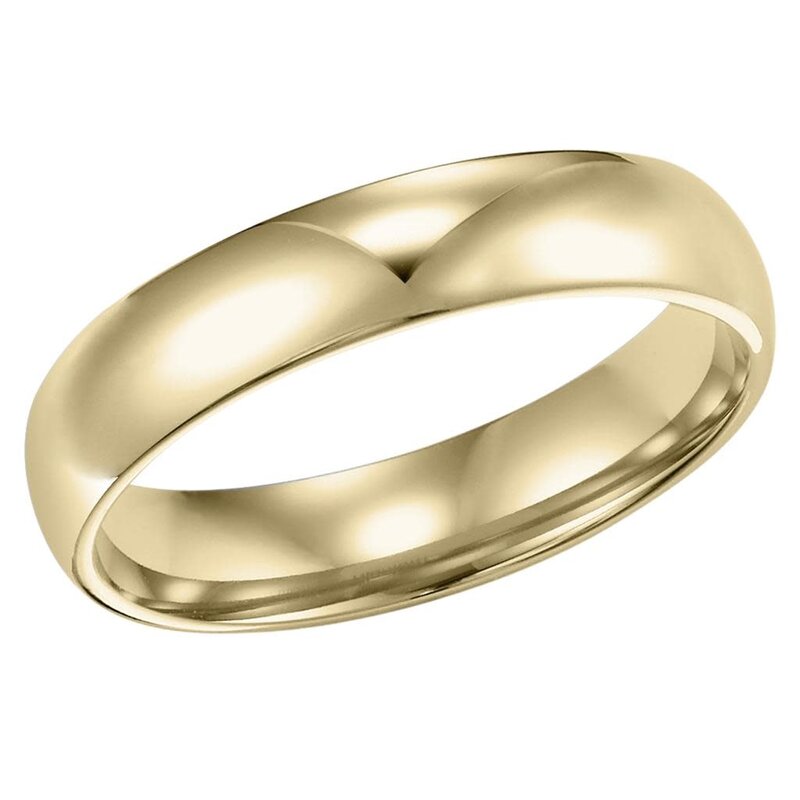 14KT 4MM CF PLAIN BAND(SZ10)