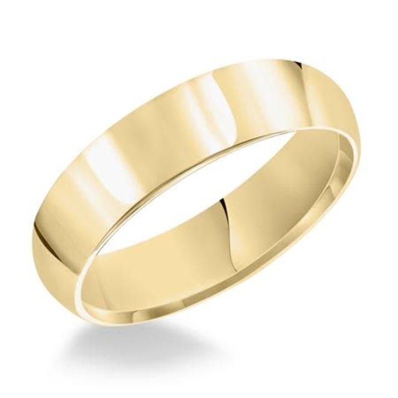 14KT 6MM CF PLAIN BAND(SZ10)