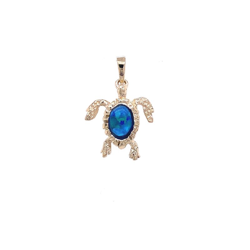 14KT MINI OPAL TURTLE