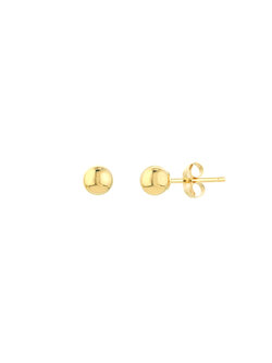 4mm Polished Ball Stud Earrings