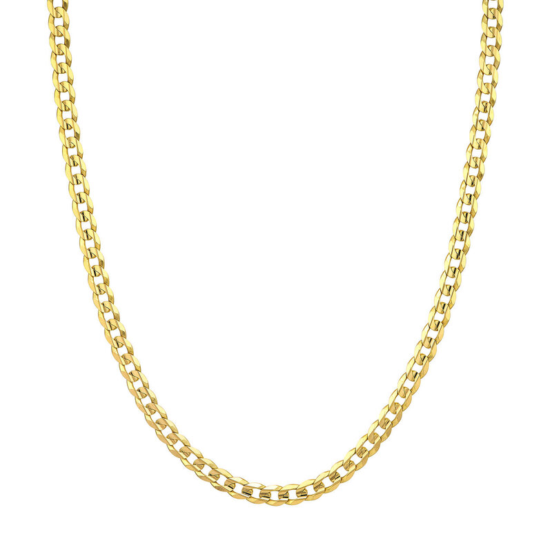 5.7mm Concave Cuban Curb Chain with Lob. Lock