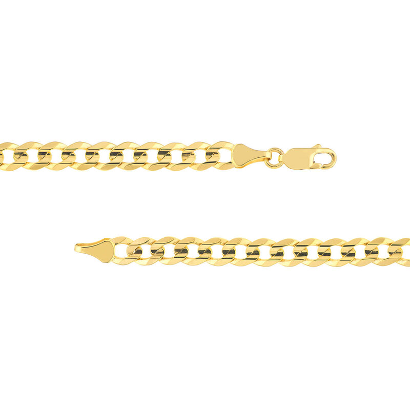 5.7mm Concave Cuban Curb Chain with Lob. Lock