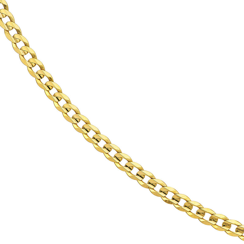 5.7mm Concave Cuban Curb Chain with Lob. Lock