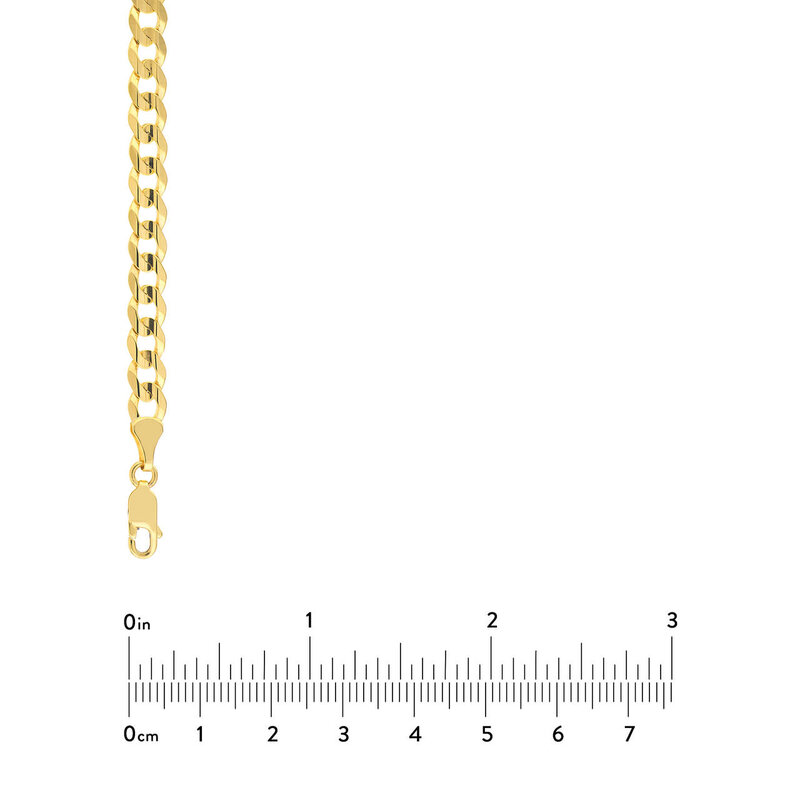 5.7mm Concave Cuban Curb Chain with Lob. Lock