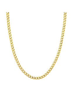 5.7mm Concave Cuban Curb Chain with Lob. Lock