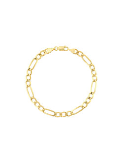 5.8mm Light Concave Figaro Bracelet