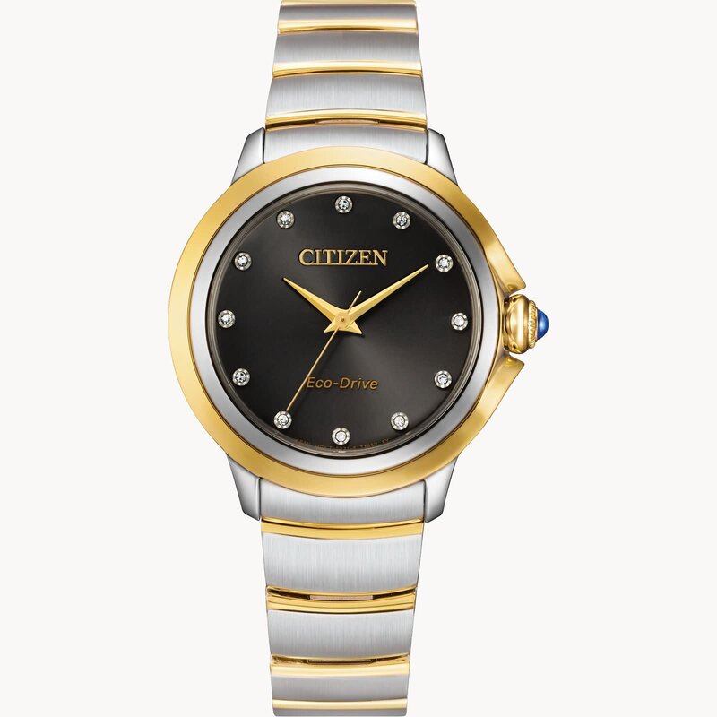 Citizen Ceci Eco Drive with Black Diamond Dial