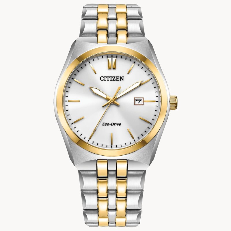 Citizen Corso White Dial with Stainless Steel Bracelet