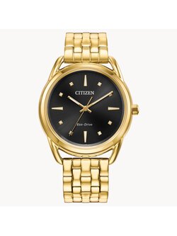 Citizen Ladies Dress Classics Black Dial