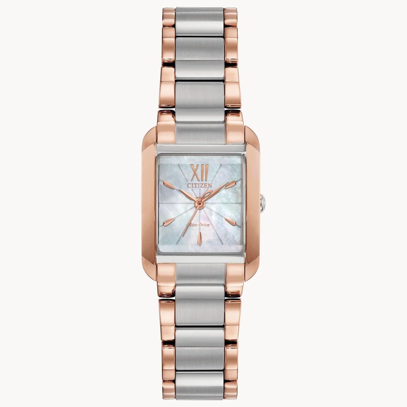 Citizen Ladies Two Tone Citizen Bianca Eco Drive with Mother of Pearl Dial