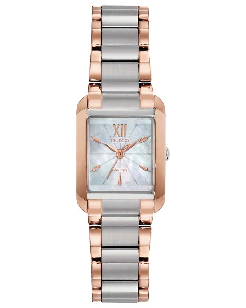 Citizen Ladies Two Tone Citizen Bianca Eco Drive with Mother of Pearl Dial