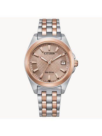 Citizen Peyten with Brown Dial and Two Tone Bracelet