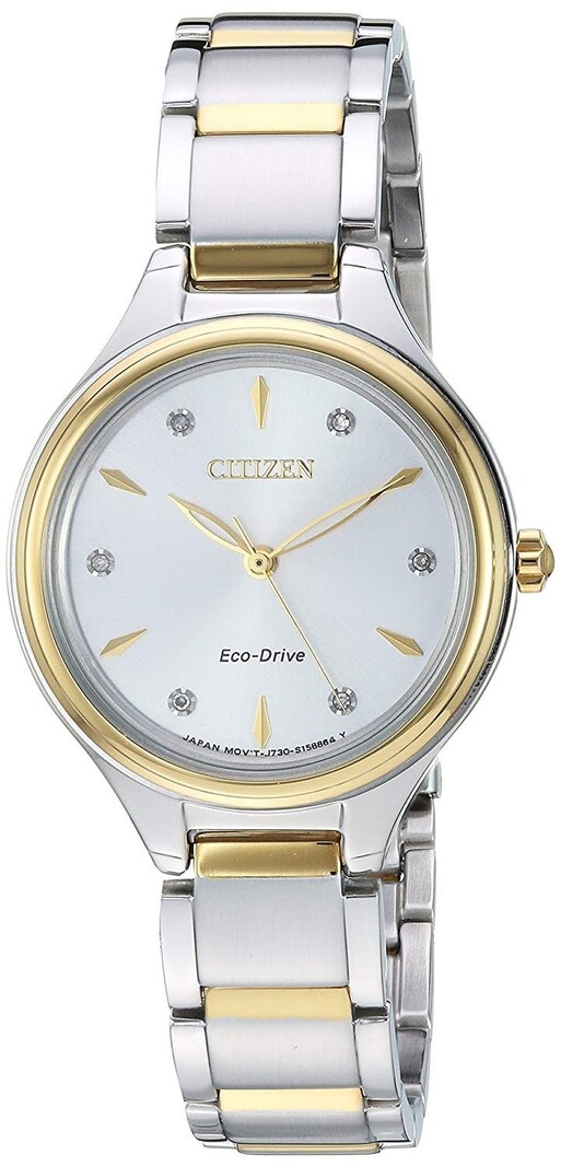 Citizen Two Tone Diamond Corso Eco Drive