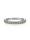 Gabriel & Co. 14K White Gold Peridot Stackable Ring