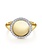 Gabriel & Co. 14K Yellow Gold Pinky Signet Ring with Diamond Halo