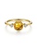 Gabriel & Co. 14K Yellow Gold Three Stone Citrine and Diamond Ring