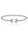 Gabriel & Co. Ladies Beaded Diamond Bangle Bracelet