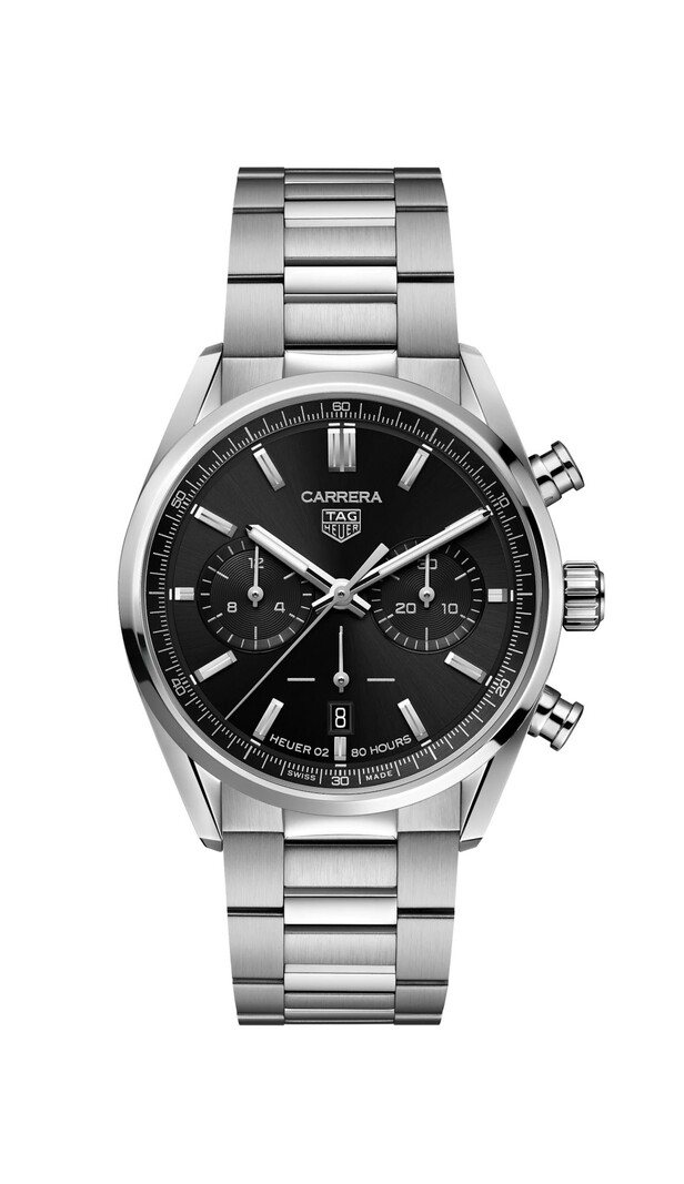 Gents TAG Heuer Carrera Automatic Chronograph with Black Dial