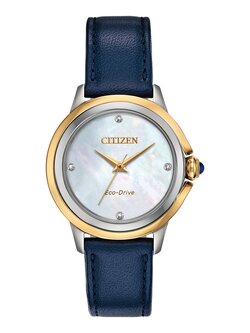 Ladies Citizen Eco Drive Watch with Genuine Diamonds