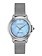 Ladies Mesh Link Citizen Eco Drive Watch with Light Blue Dial